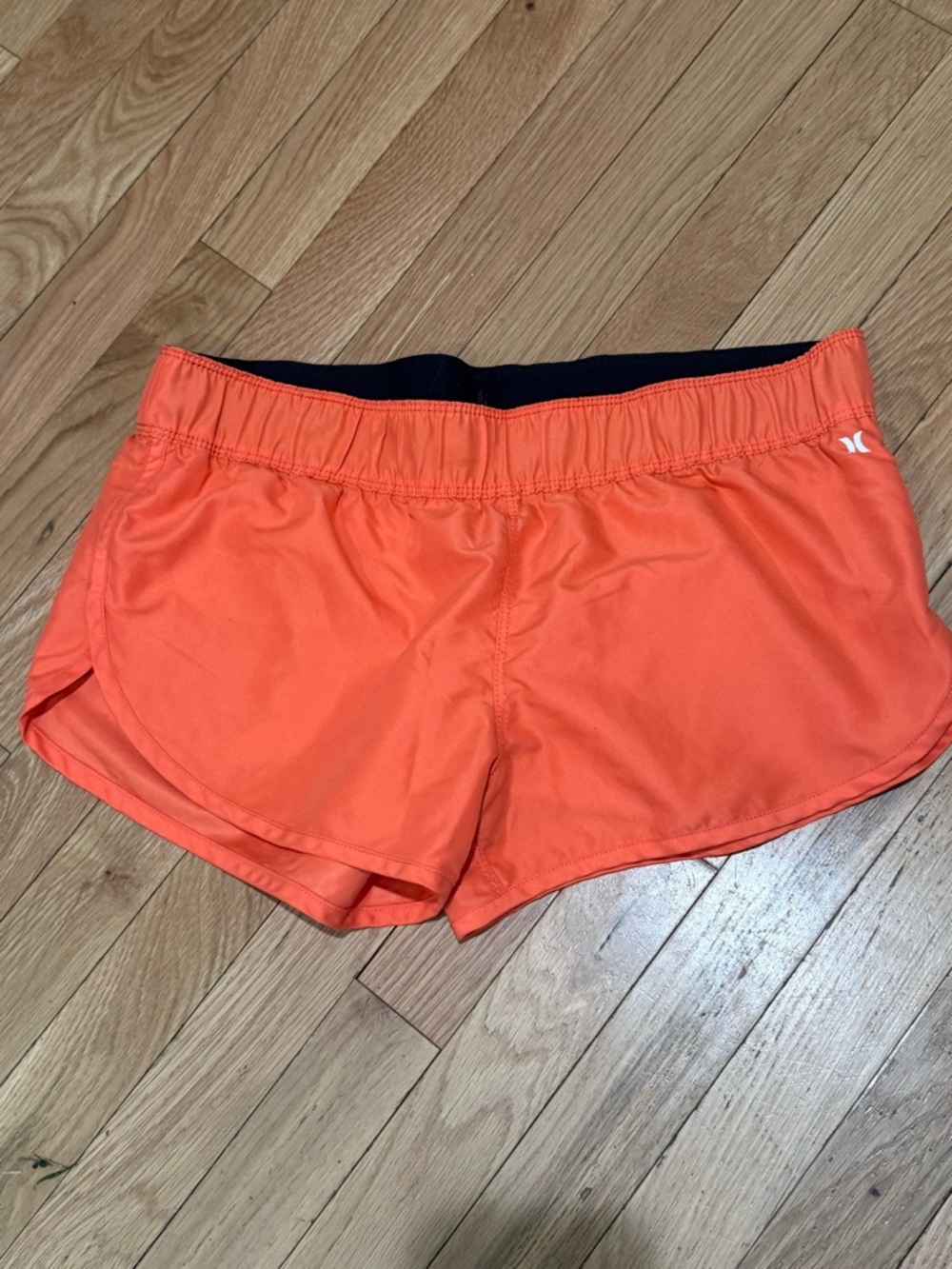 Hurley Bright Orange Women's Athletic Shorts